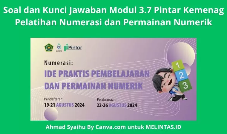 Soal Dan Kunci Jawaban Modul 3.7 Pelatihan Numerasi Dan Permainan ...