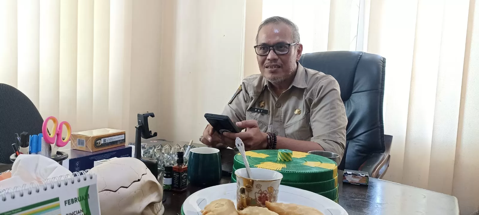 Kepala Dinas Lingkungan Hidup Kabupaten Bone Dray Vibrianto, SIP, M.Si 