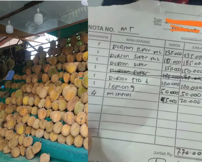 Viral Pembeli Kesal Makan Durian Di Pinggir Jalan Pekanbaru Kena Rp Ribu Lebih Indozone Life