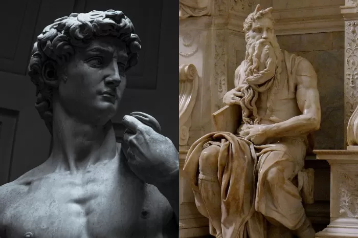 Patung karya Michelangelo Buonarroti (Z Creators/Tangguh P Pratama)
