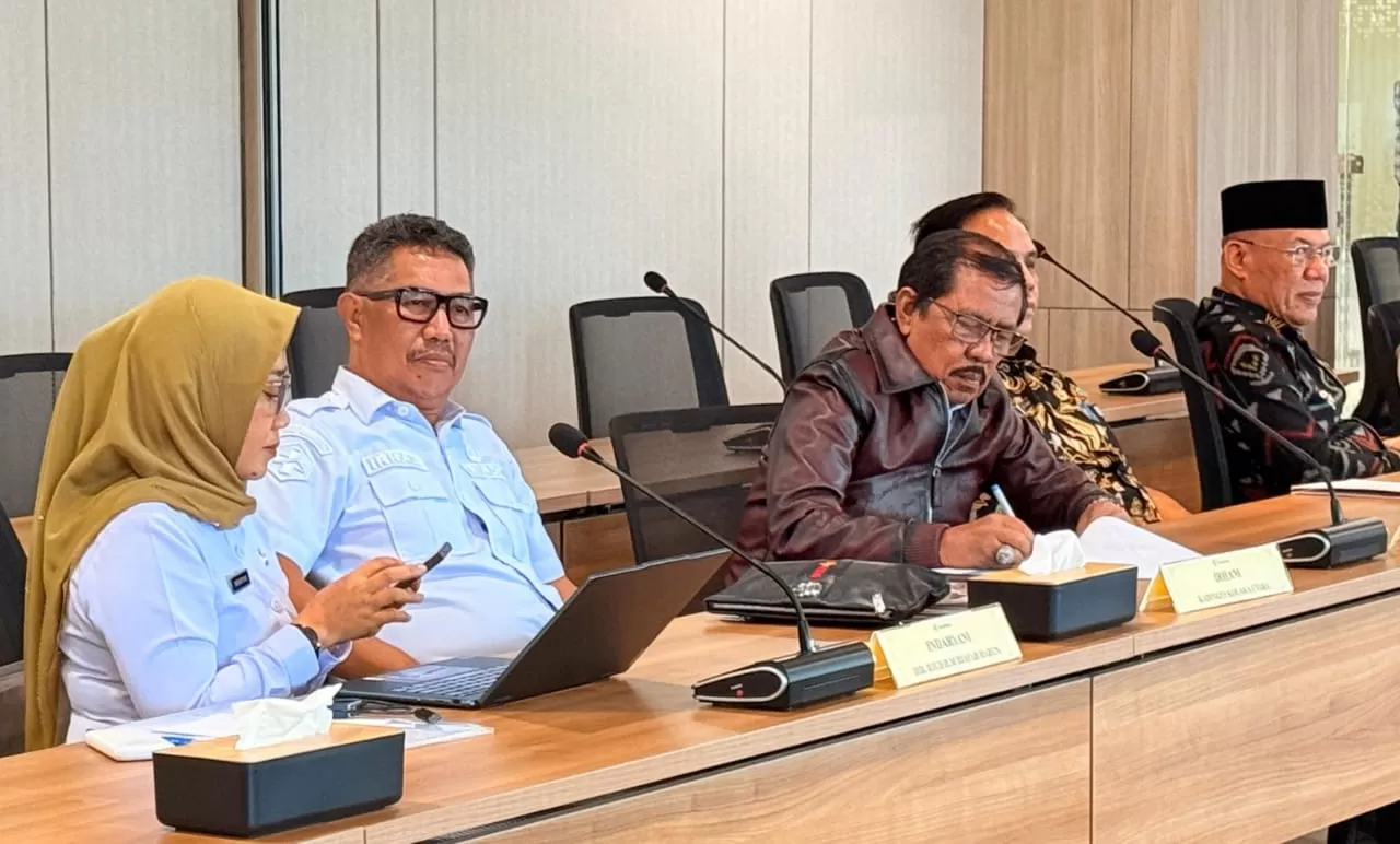 Suasana kegiatan audiensi Pemkab Kolut bersama jajaran Kemenkes RI.