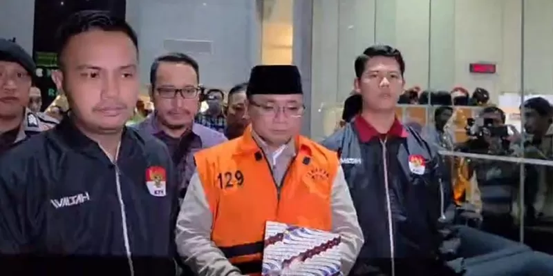 Mantan Menag Yaqul Cholil Qoumas resmi ditahan KPK