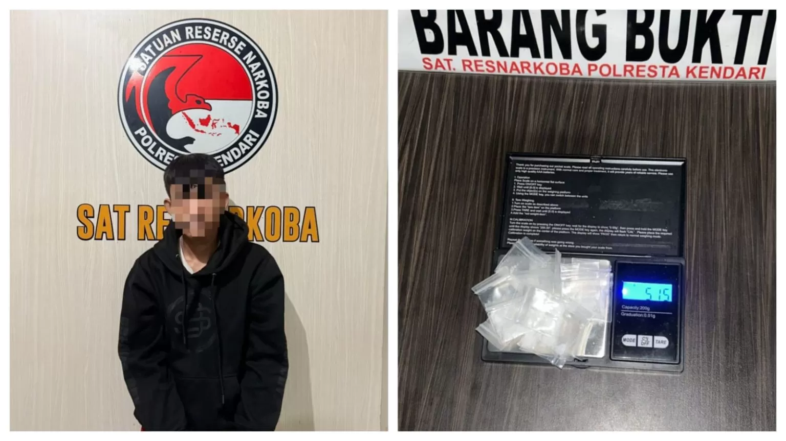 TSK dan barang Bukti