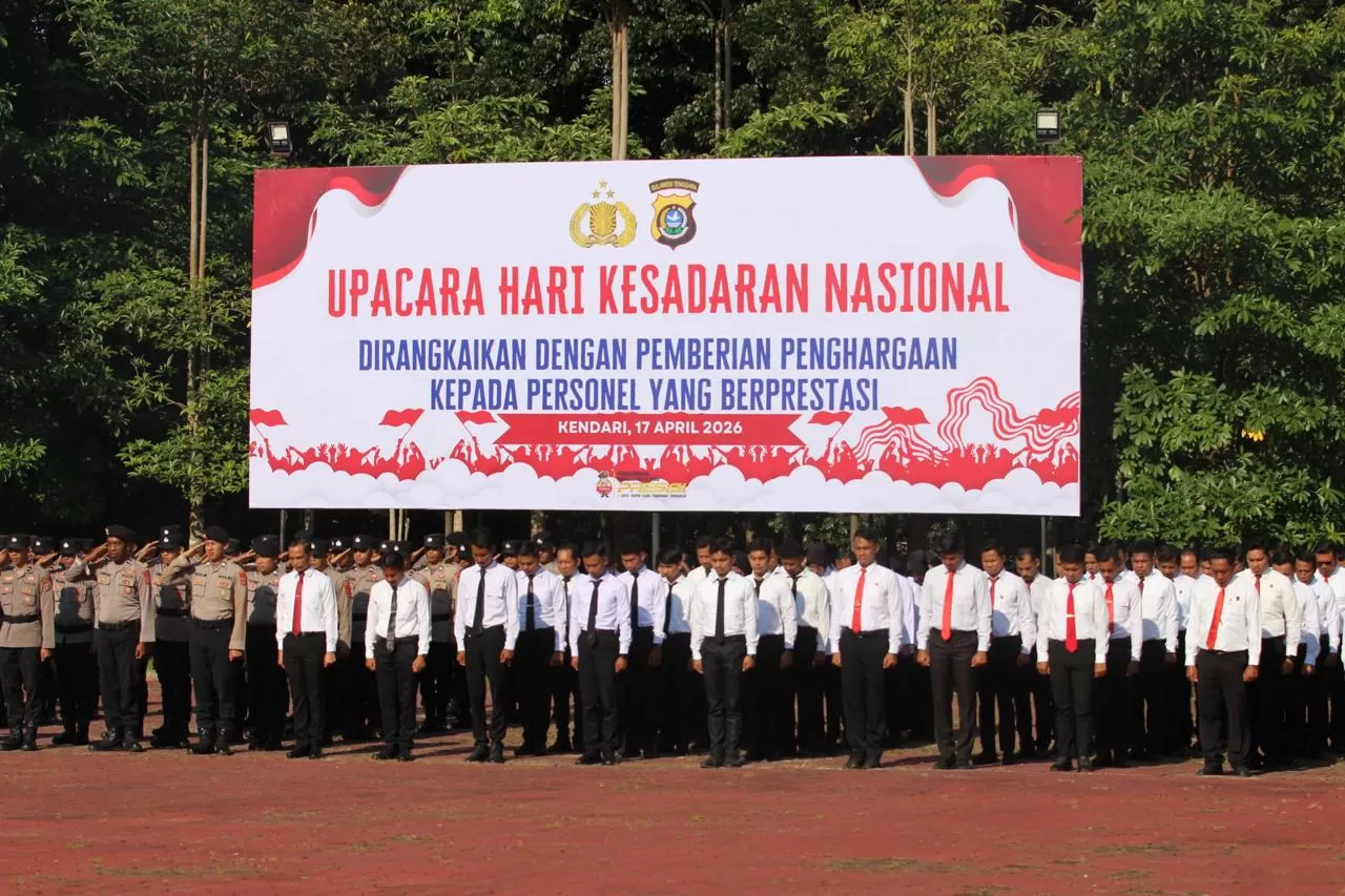 Suasana upacara Hari Kesadaran Nasional