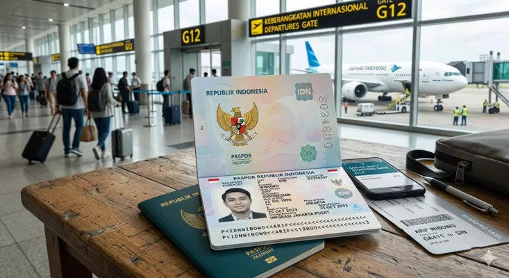 Paspor Indonesia (ilustrasi)