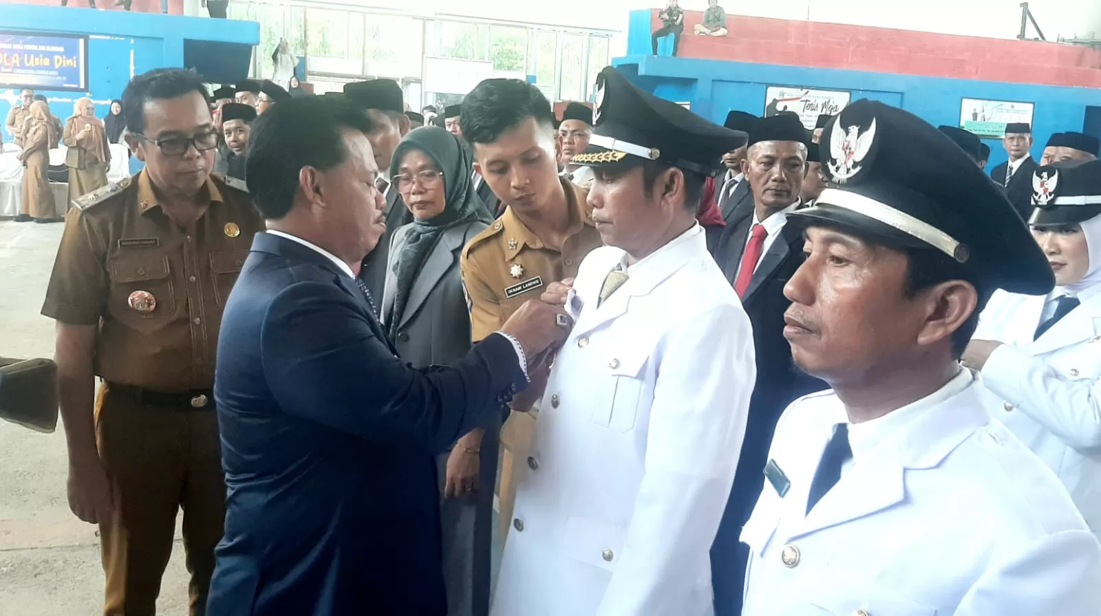 Suasana kegiatan pelantikan pejabat admistrator dan pengawas lingkup Pemkab Kolut. Foto: Laode Musafir/RS