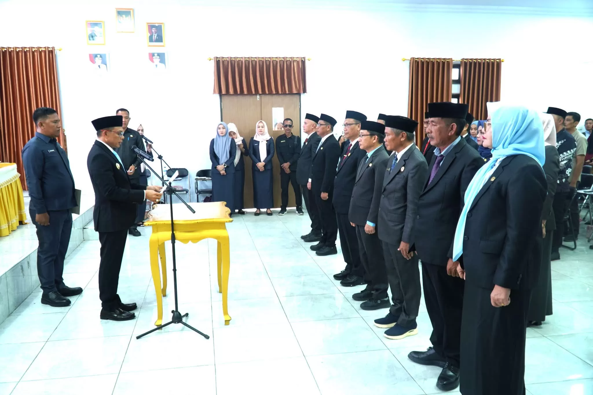Bupati Konawe Yusran Akbar melantik sejumlah pejabat eselon II lingkup Pemkab Konawe