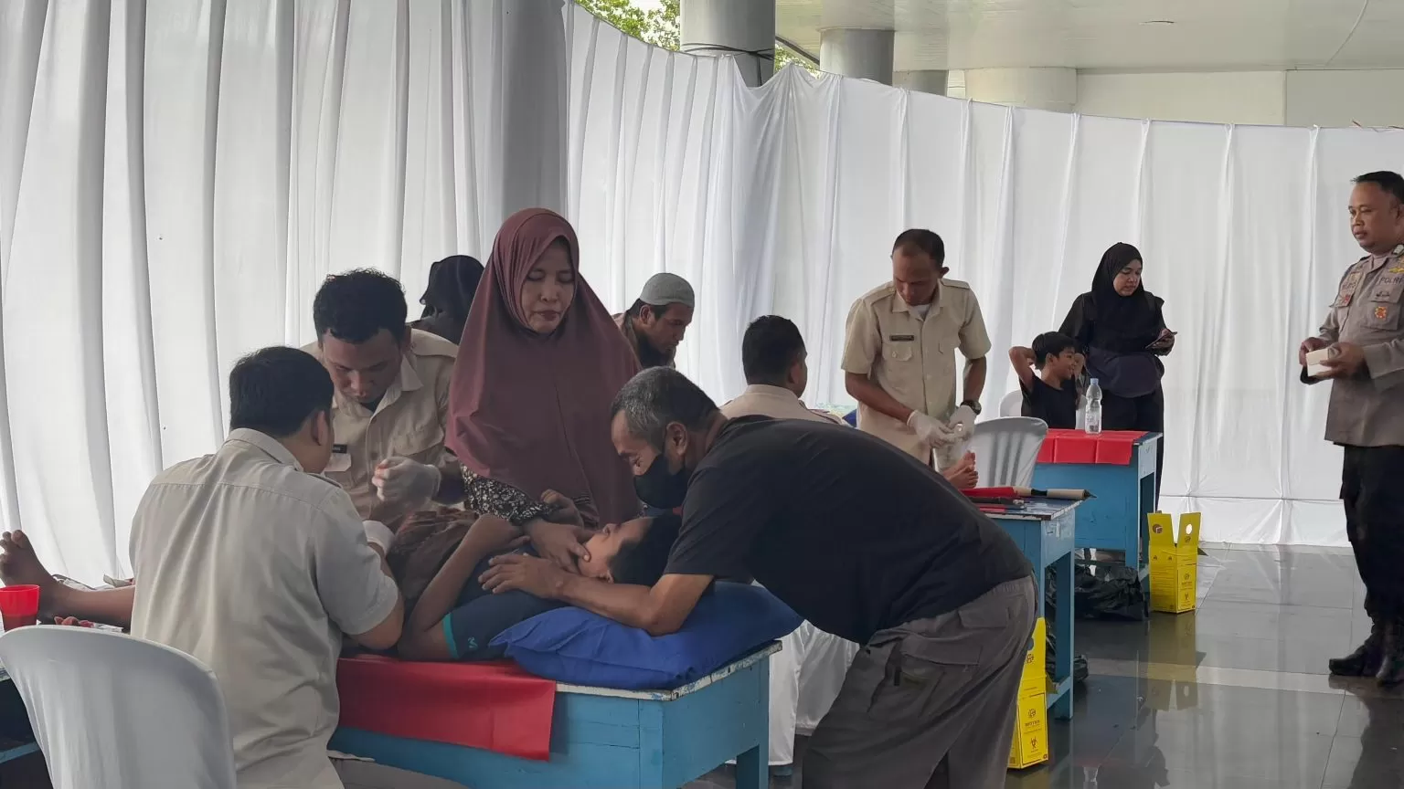 Pelaksanaan Bakti Kesehatan Polda Sultra