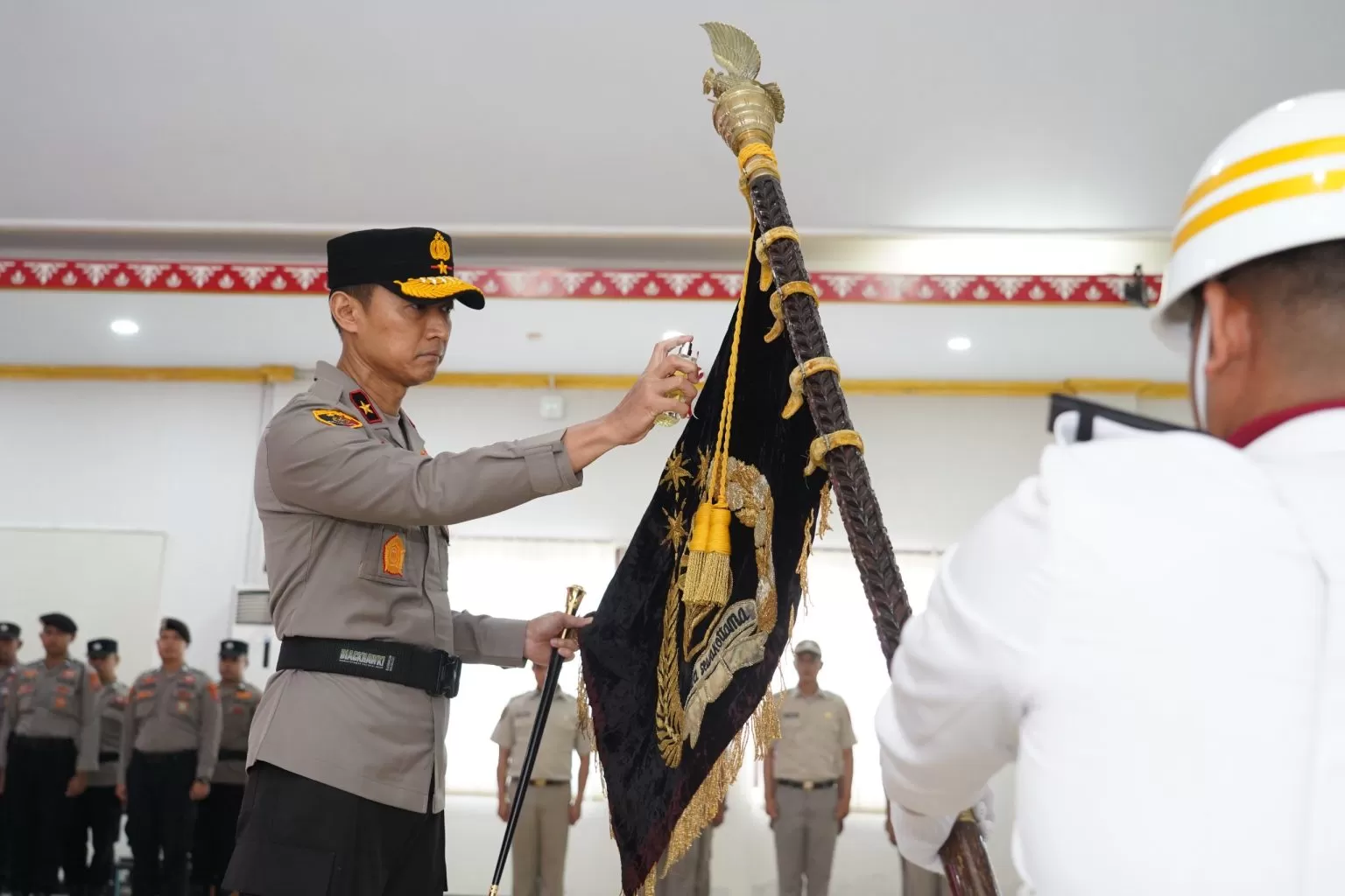 Upacara Pemuliaan Pataka Dharma Cakti Raharja