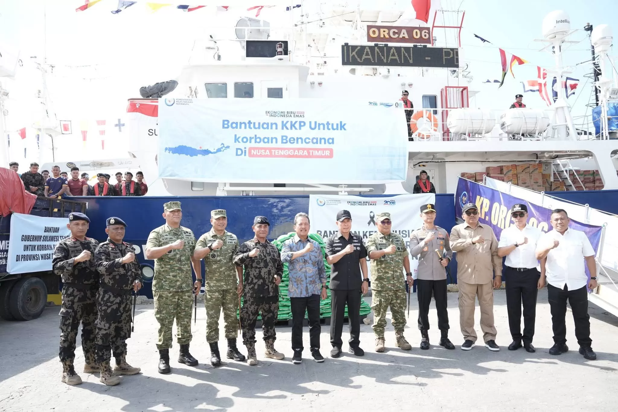 Pelepasan bantuan ke NTT