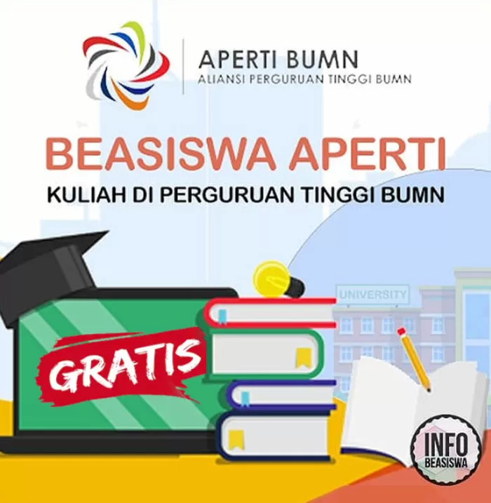 INFO BEASISWA: Daftar 8 Kampus Buka Beasiswa APERTI BUMN, Potongan ...