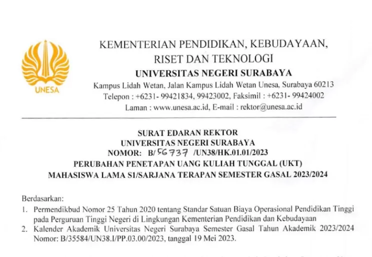 Mahasiswa Tahap Akhir UNESA, Simak Jadwal Dan Tahapan Penentuan ...