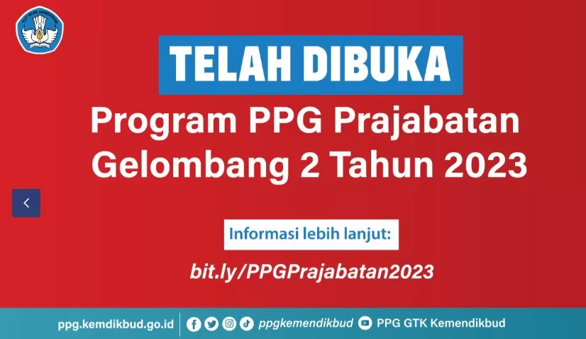 Pendaftaran PPG Prajabatan Kemdikbudristek Gel-2 Dibuka: Calon ...