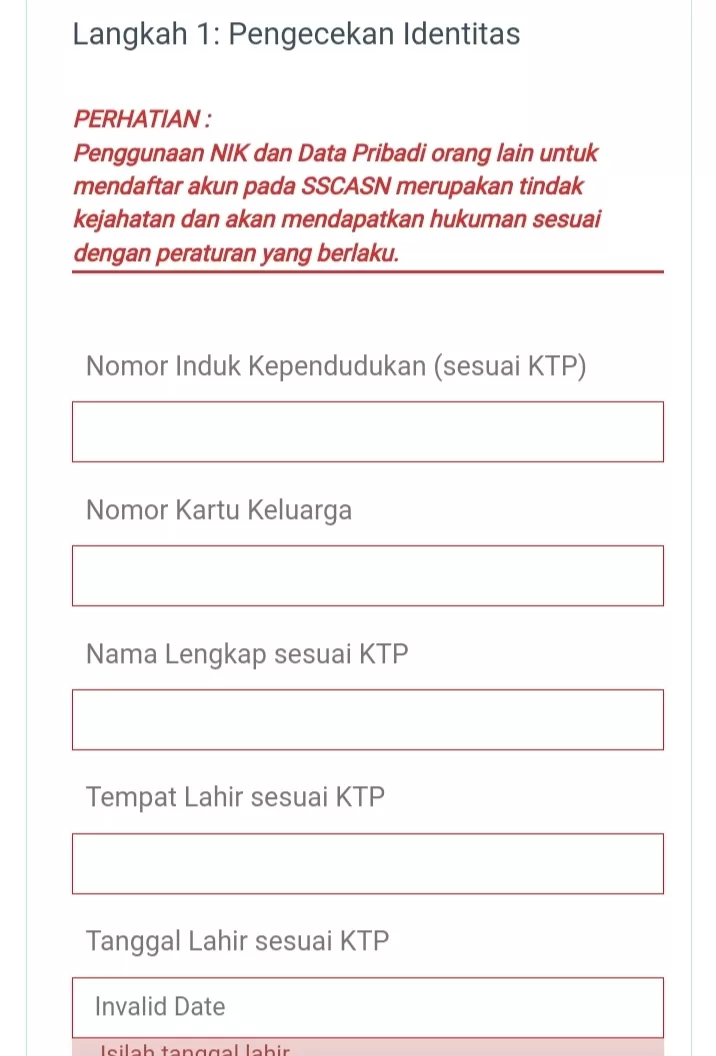 Langkahlangkah serta Cara Buat Akun SSCASN CPNS 2024, Laman Tempat