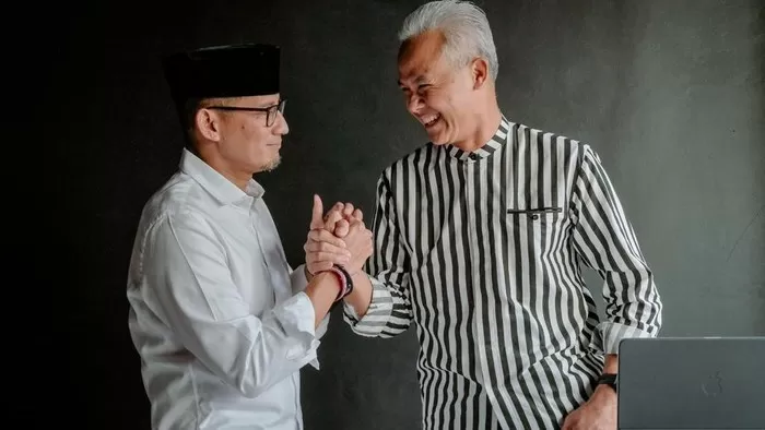 Sandiaga Uno dan Ganjar Pranowo. Foto: Detik.com