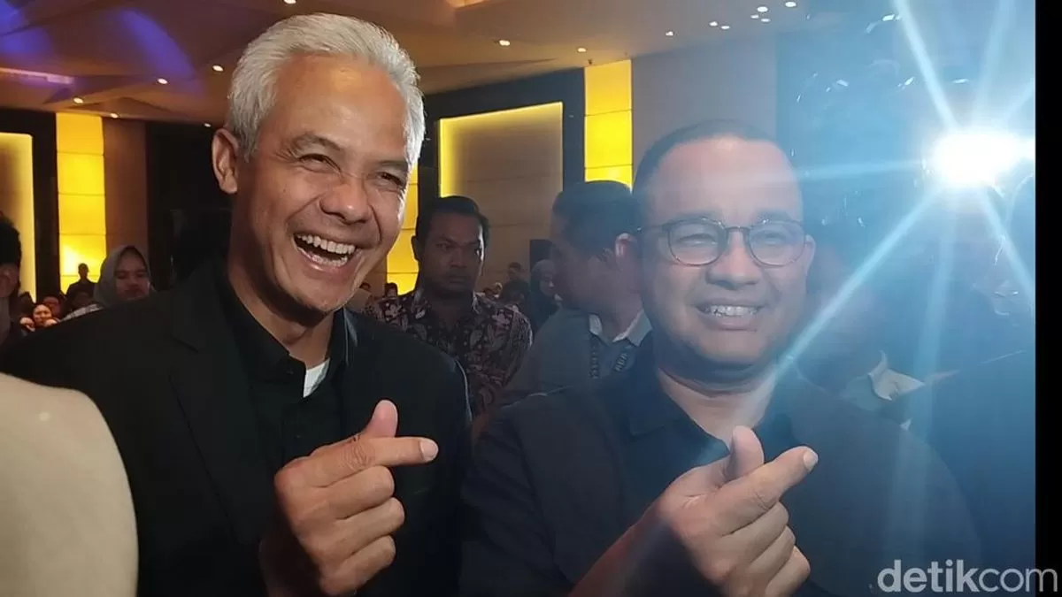 Ganjar Pranowo dan Anies Baswedan. Foto: Detik.com