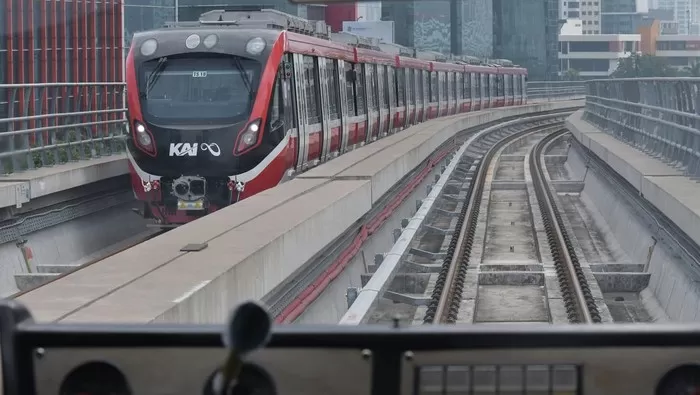 LRT Jabodebek. Foto: Detik.com