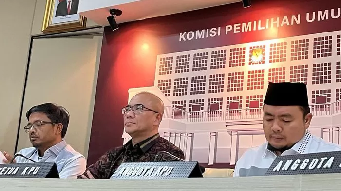 Jajaran komisioner KPU. Foto: Detik.com