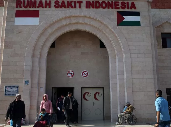 Rumah Sakit Indonesia di Gaza. Foto: Detik.com