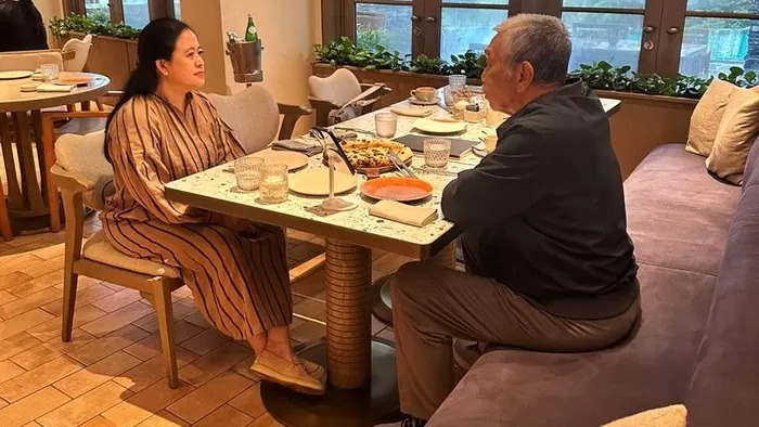 Puan Maharani (kiri) dan Luhut Binsar Pandjaitan (kanan). Foto: Detik.com