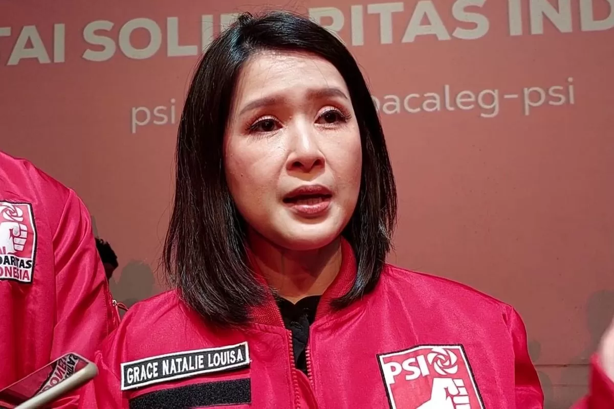 Wakil Ketua Dewan Pembina Partai Solidaritas Indonesia (PSI) Grace Natalie. Foto: Tribunnews.com