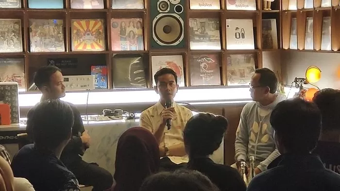 Gibran Rakabuming Raka bersama Bima Arya di acara #GimmickGibran di Kota Bogor. Foto: Detik.com