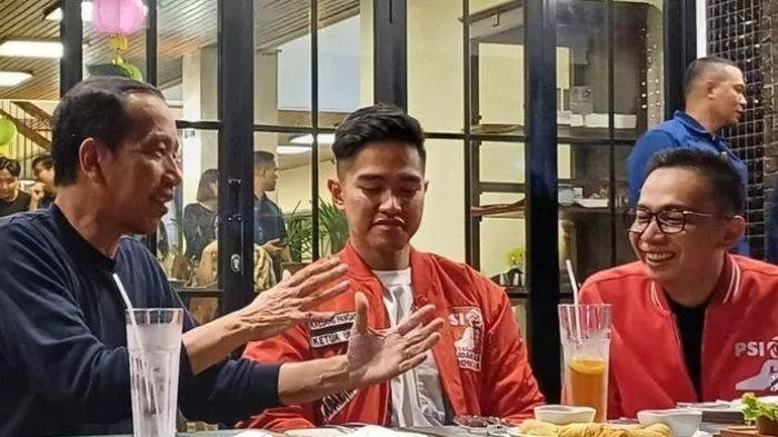 Presiden Jokowi dan PSI. Foto: Tribunnews.com