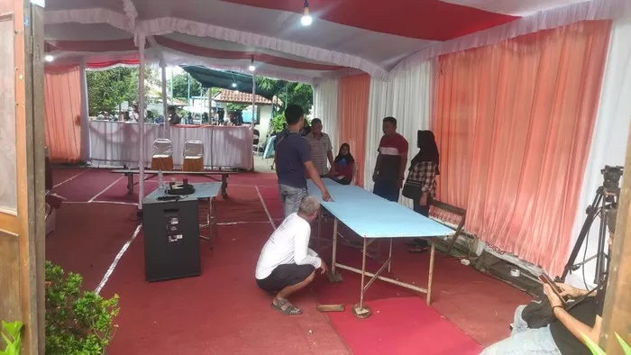 TPS 11 lokasi Ganjar Pranowo akan mencoblos di Semarang. Foto: Detik.com