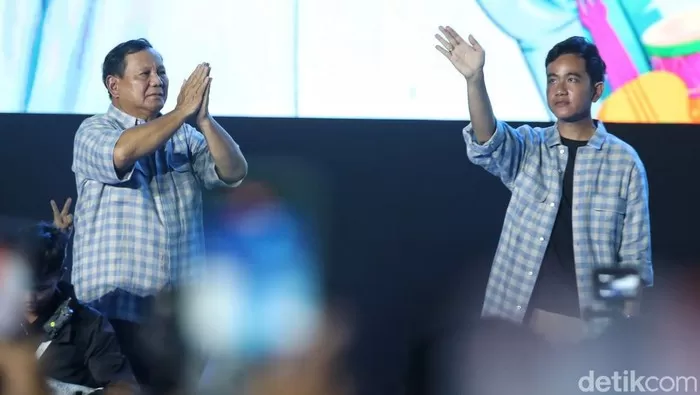 Prabowo Subianto dan Gibran Rakabuming. Foto: Detik.com