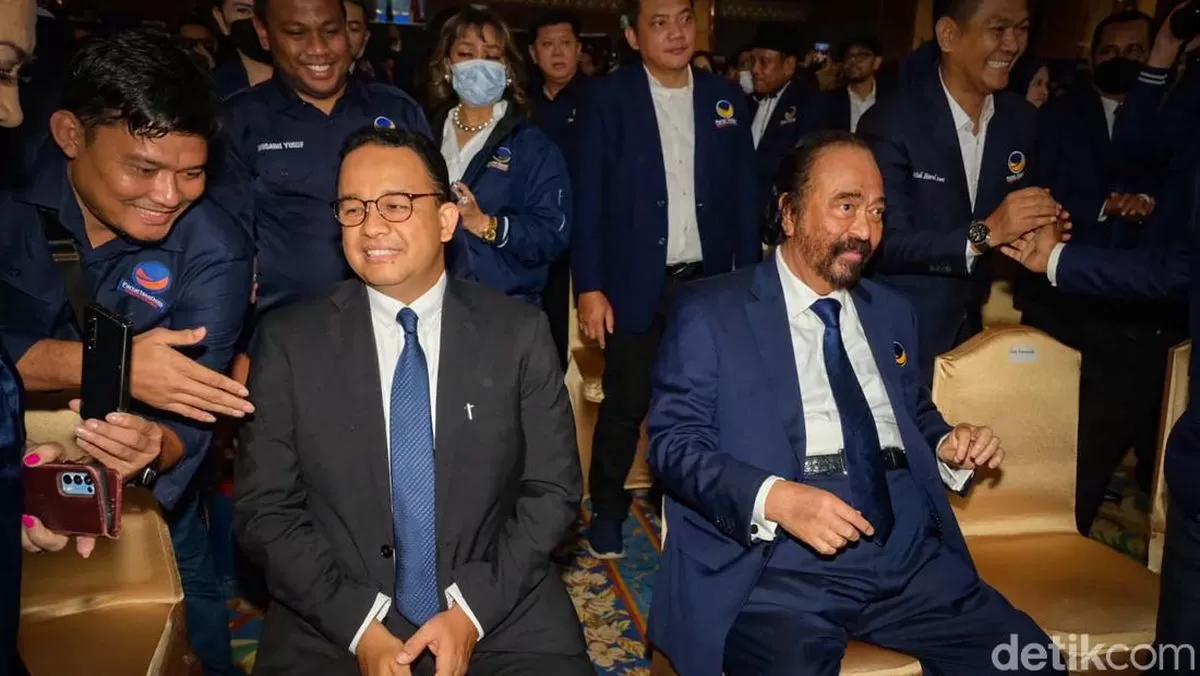 Anies Baswedan dan Surya Paloh. Foto: Detik.com