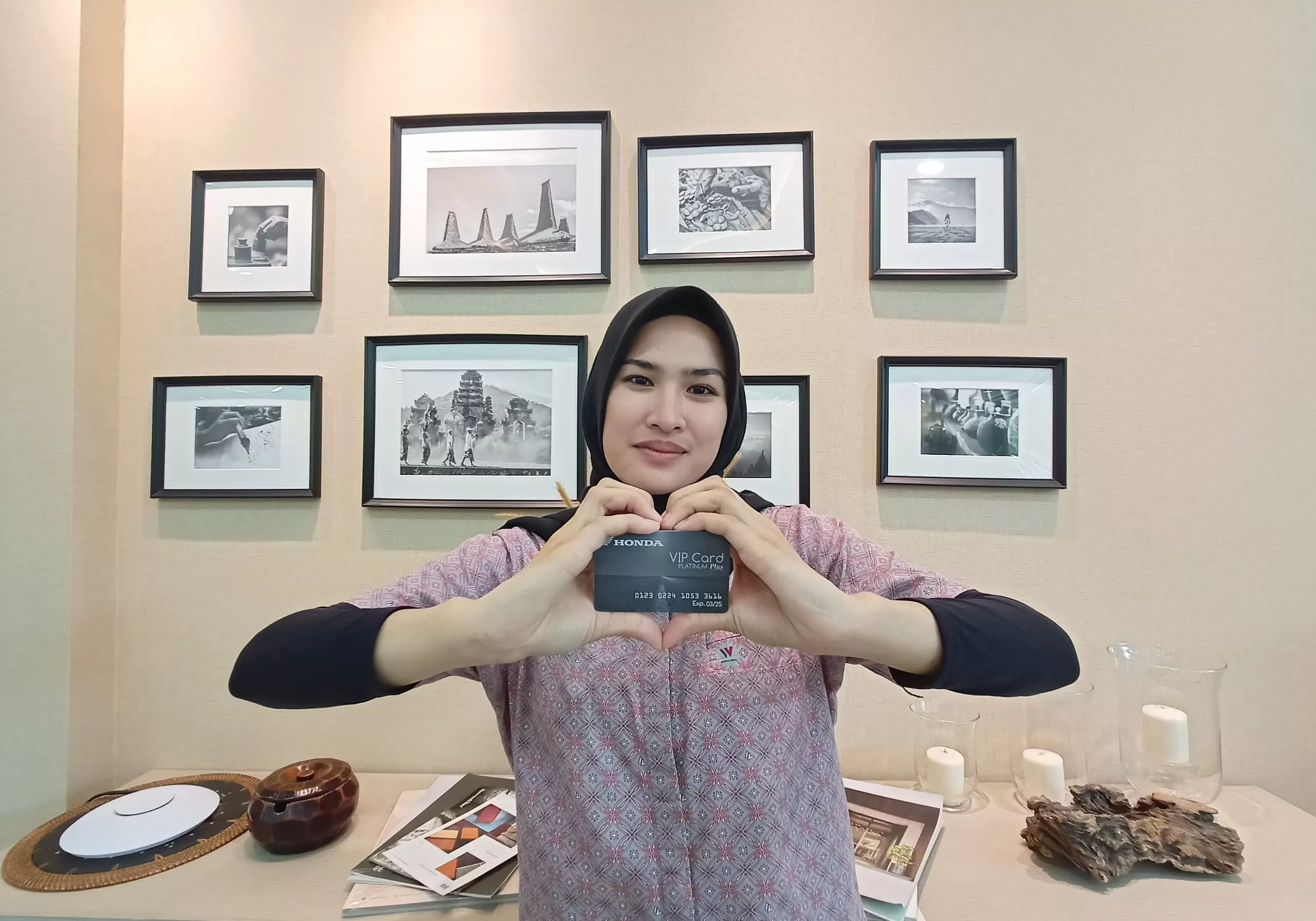 3.000 Lebih konsumen motor Honda memilih jadi member Honda VIP Card Platinum Plus.