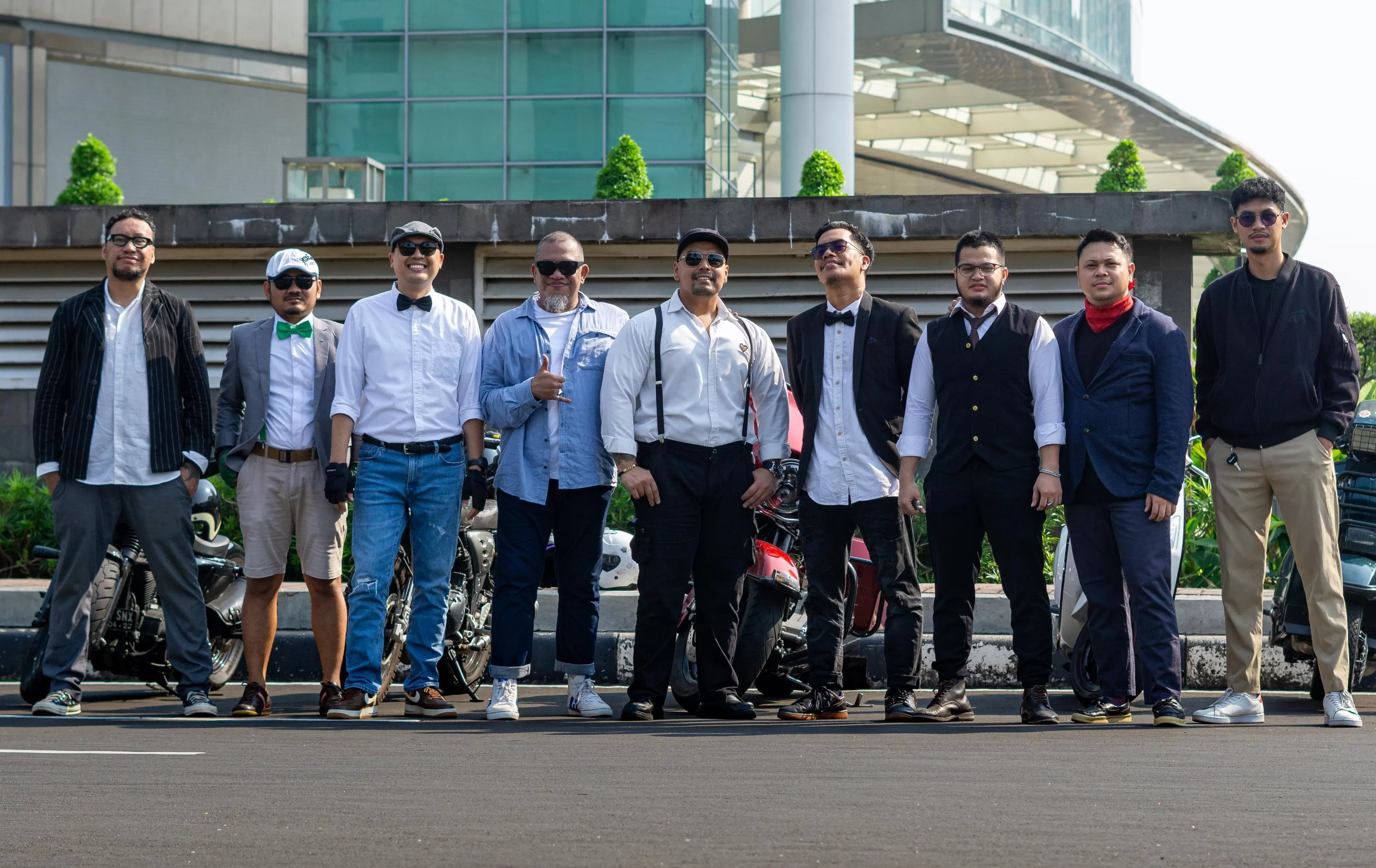 Paguyuban Motor 4,5 Persen SiPalingPaham dalamacara The Distinguished Gentleman Ride 2024.