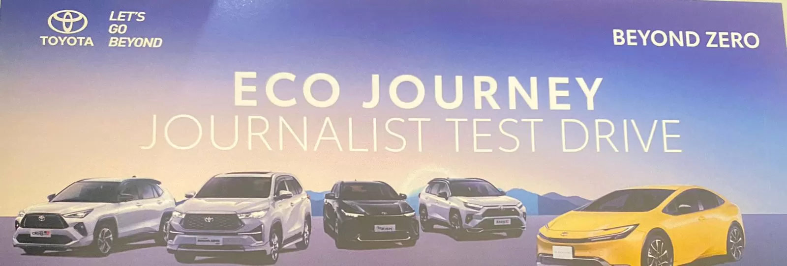 Toyota Eco Journey - Journalist Test Drive (JDT).