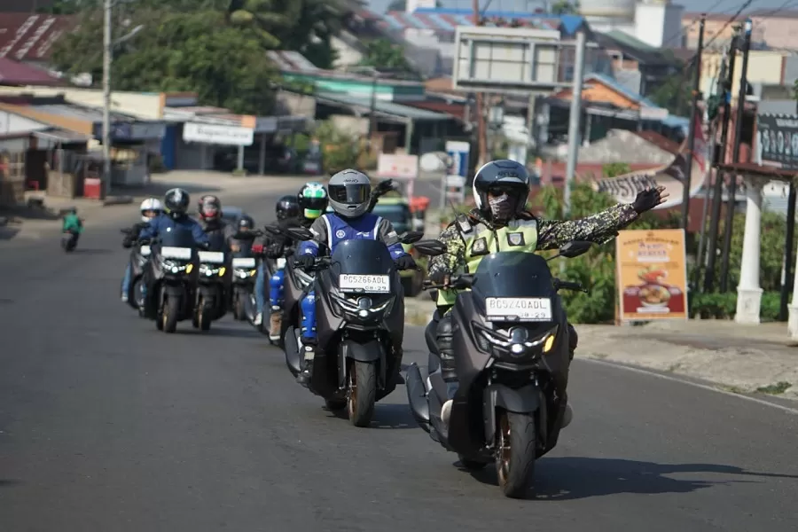 Yamaha NMAX "Turbo" Jelajahi Sumatra dalam NMAX Tour Boemi Nusantara.