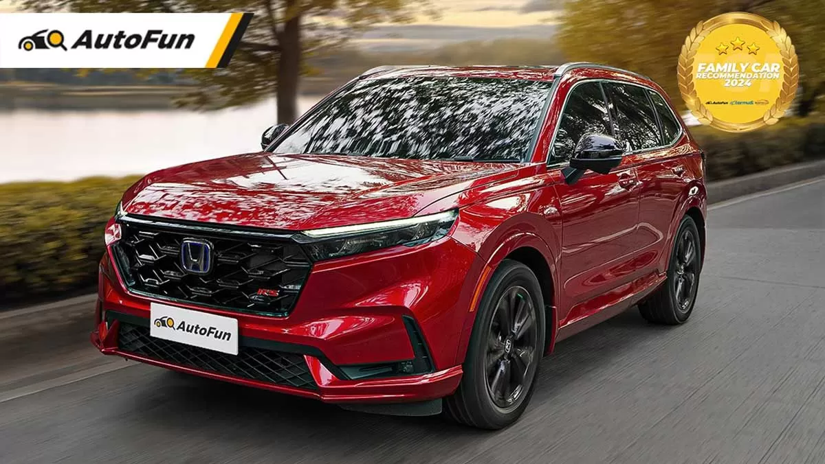 All New Honda CR-V RS, dengan konsumsi bahan bakar efisien berkat kerja dominan baterai dan motor listrik