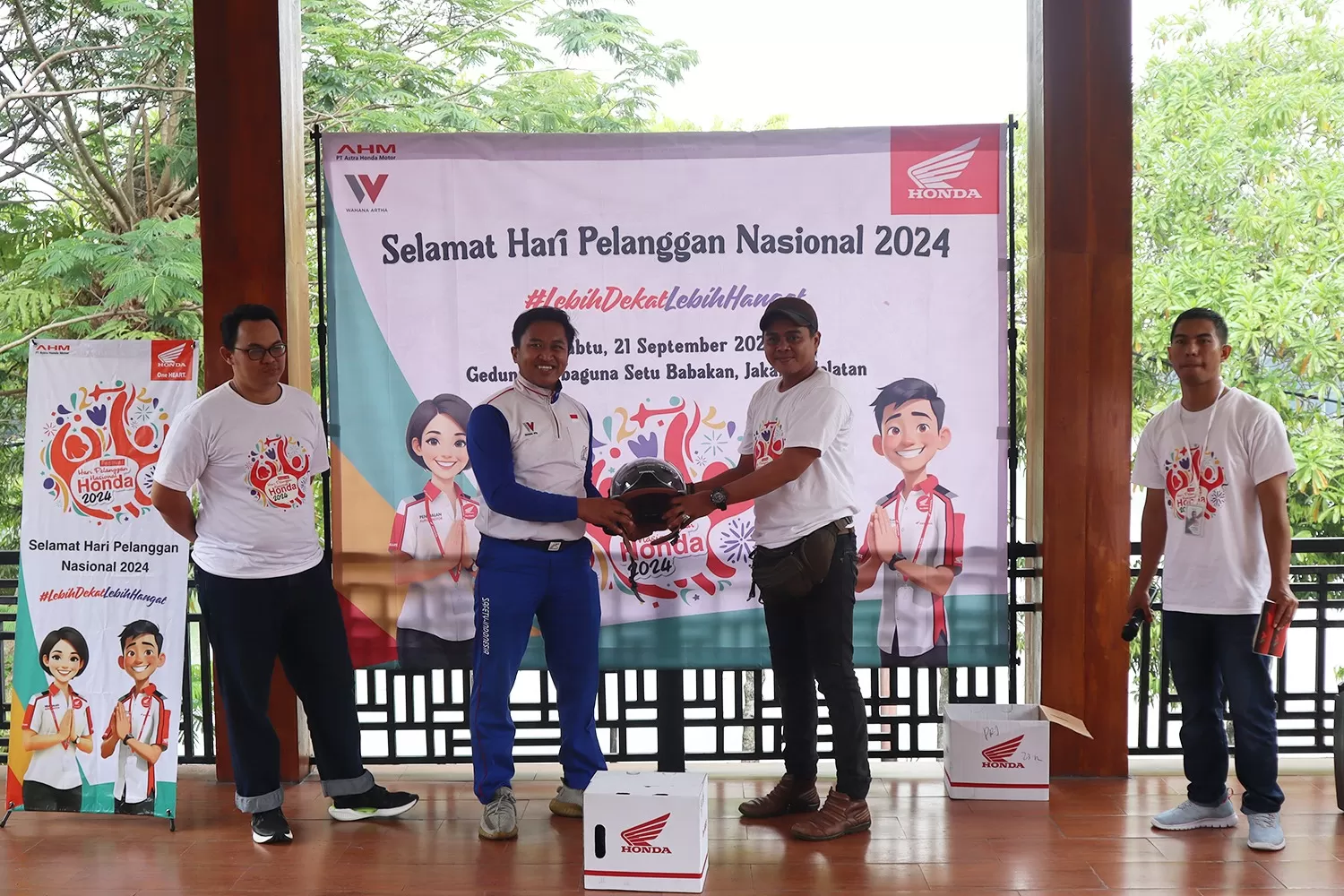 Komunitas Motor Honda rayakan Hari Pelanggan Nasional.