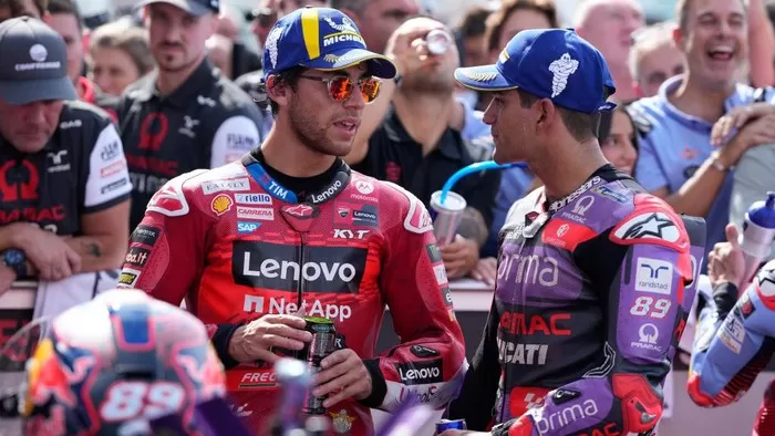 Enea Bastianini dan Jorge Martin