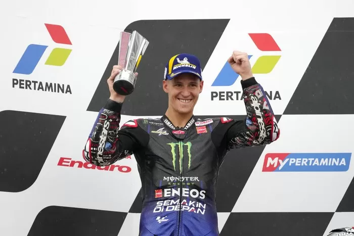 Fabio Quartararo di MotoGP Mandalika 2022.