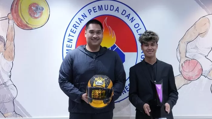 Menpora Dito Ariotedjo, bersama Aldi Satya