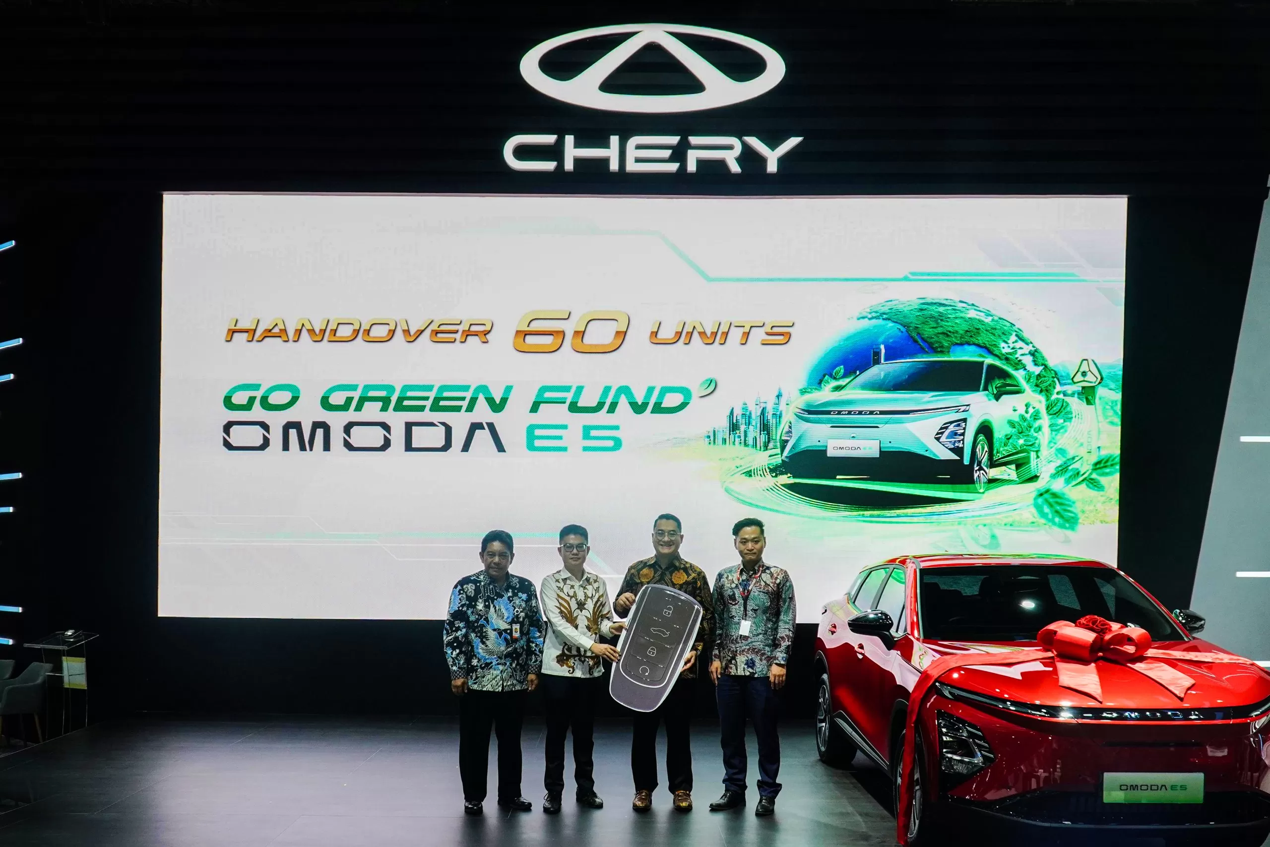Bank BSI resmi menjadi konsumen fleet Chery OMODA E5 di Indonesia