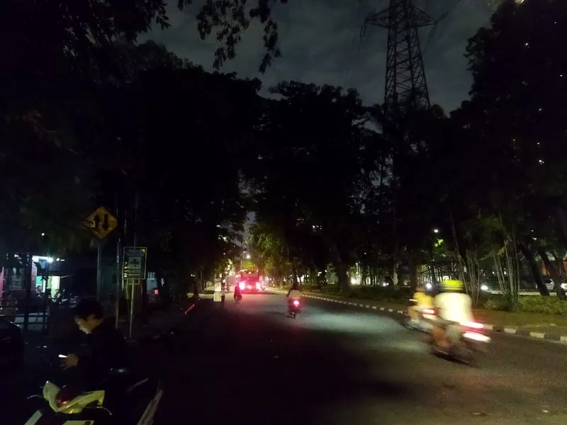 Suasana Markas Brimob Polda Metro Jaya Kwitang pada Minggu 31/8