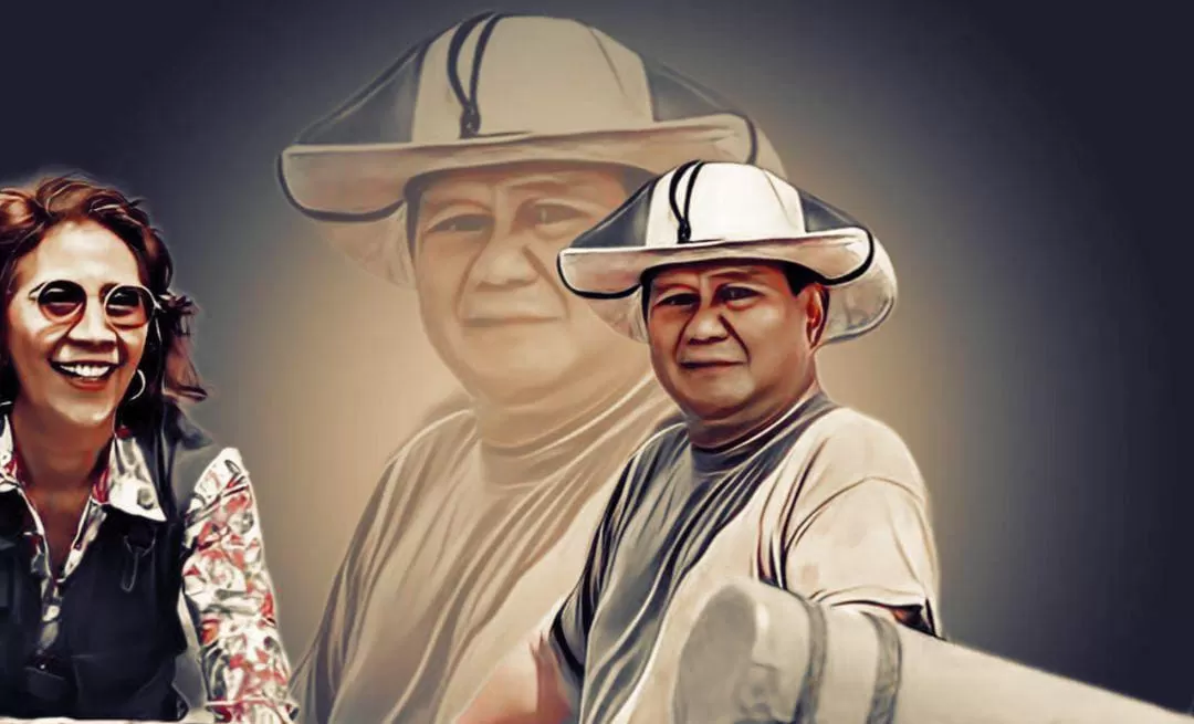 Keakraban Susi Pudjiastuti dan Prabowo sebagai sahabat lama (GENMUSLIM.id/ dok: ToonMe/ Bagus Kurniawan)
