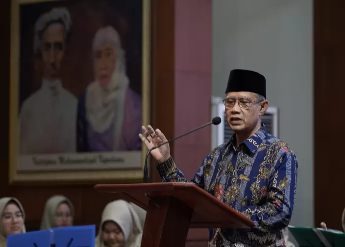 Haedar Nashir menyampaikan kepercayaannya pada pasangan capres-cawapres Ganjar dan Mahfud ((Foto: GENMUSLIM.id/ dok: Instagram/ @haedarnashirofficial))