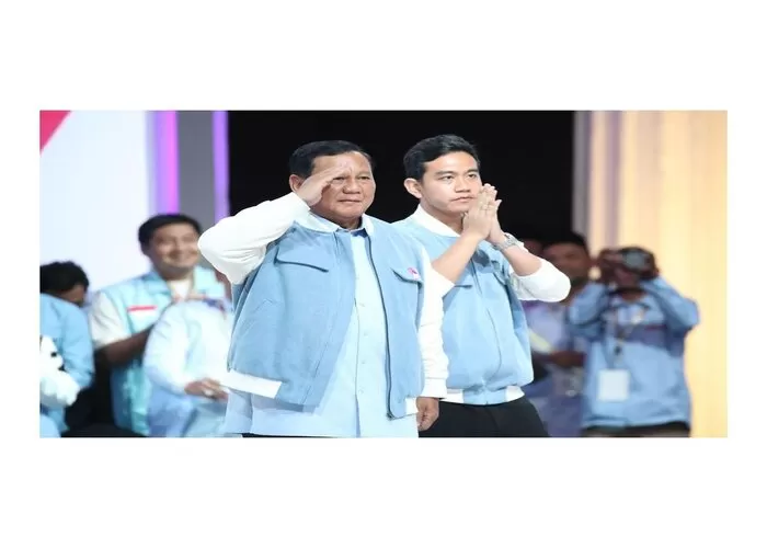 Permintaan maaf Prabowo-Gibran ke Anies-Ganjar di sesi penutupan debat terakhir Capres dan Cawapres.  ((GENMUSLIM.id/dok: Instagram @prabowo))