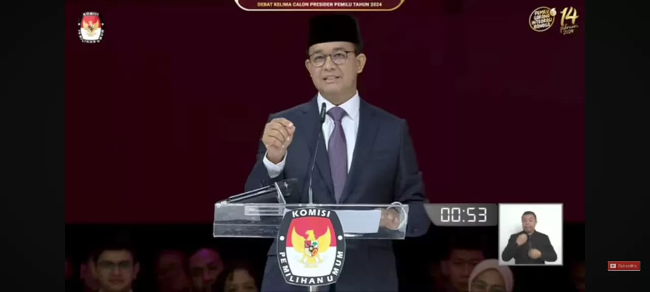 Gagasan Anies Baswedan (Genmuslim.id/dok: screenshoot channel youtube KPU RI)