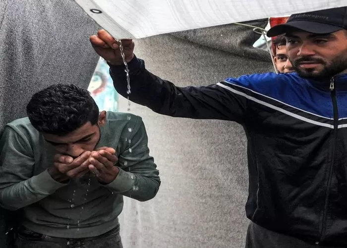 Hujan Di Palestina ((Foto: GENMUSLIM.id/dok: akun Instagram @kasihpalestina))