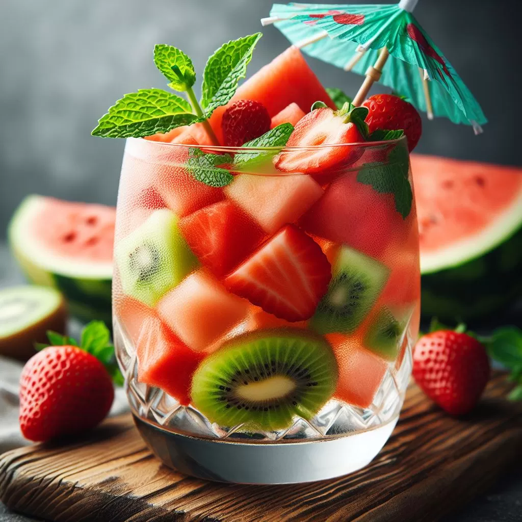 Ilustrasi Resep Minuman Manis dan Segar  (GENMUSLIM.id/dok: Bing Image Creator/ Nila Marwa )