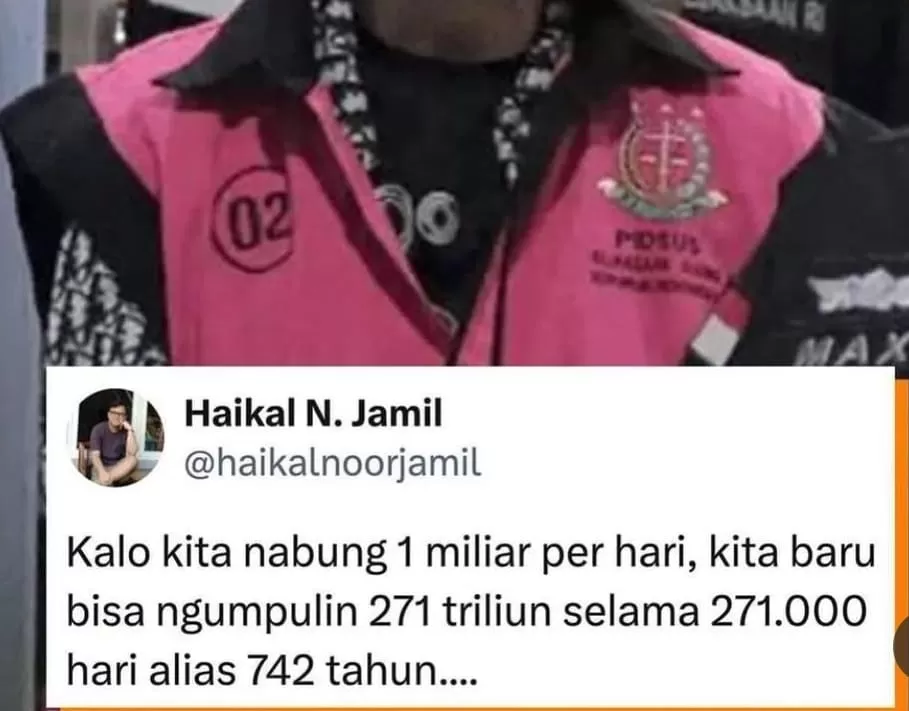 Netizen komentari korupsi 271 Triliun, Ketahui juga hukum korupsi menurut Islam (GENMUSLIM.id/Dok: instagram/@katamoral)