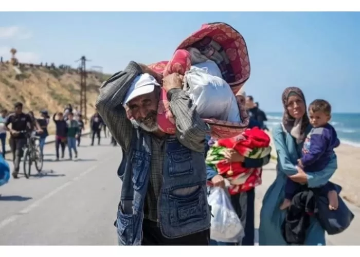 Suasana Jalur Gaza setelah serangan Iran ke Israel pada Sabtu, 13 April 2024 lalu ((Foto: GENMUSLIM.id/dok: Instagram @npc.or.id))