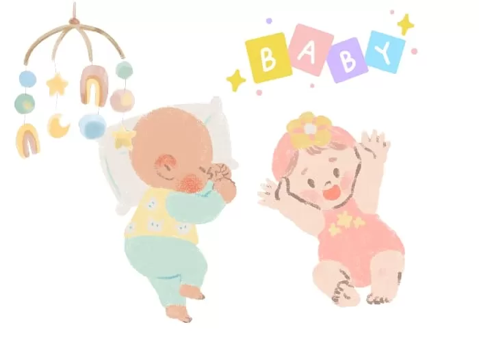 10 nama bayi terfavorit sepanjang tahun 2023 untuk laki-laki dan perempuan  ((GenMuslim.id/Dok: Canva/Aisyah Tsabita))